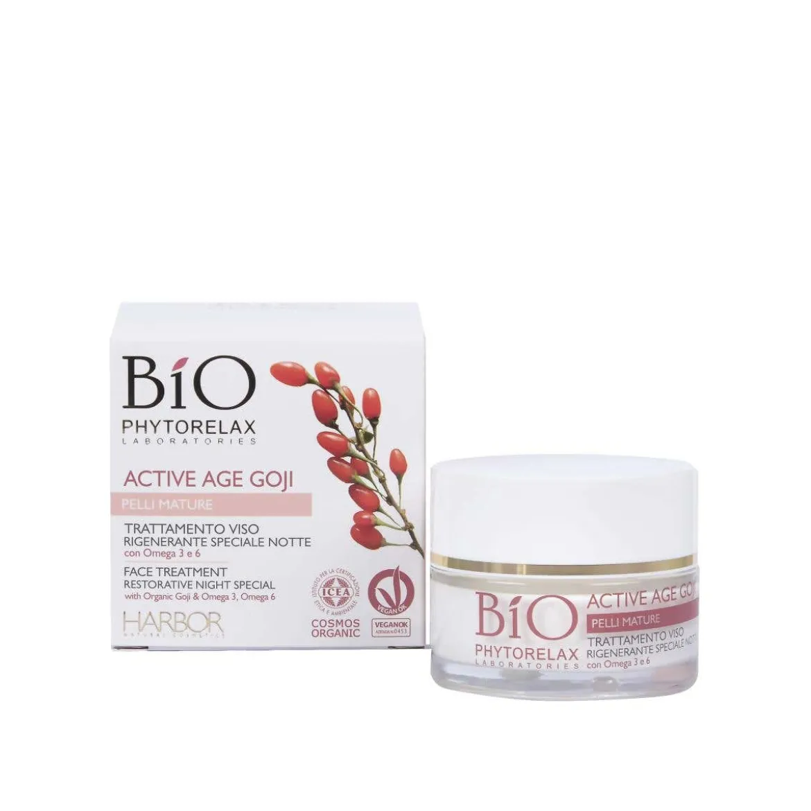 Active age goji trattamento viso notte