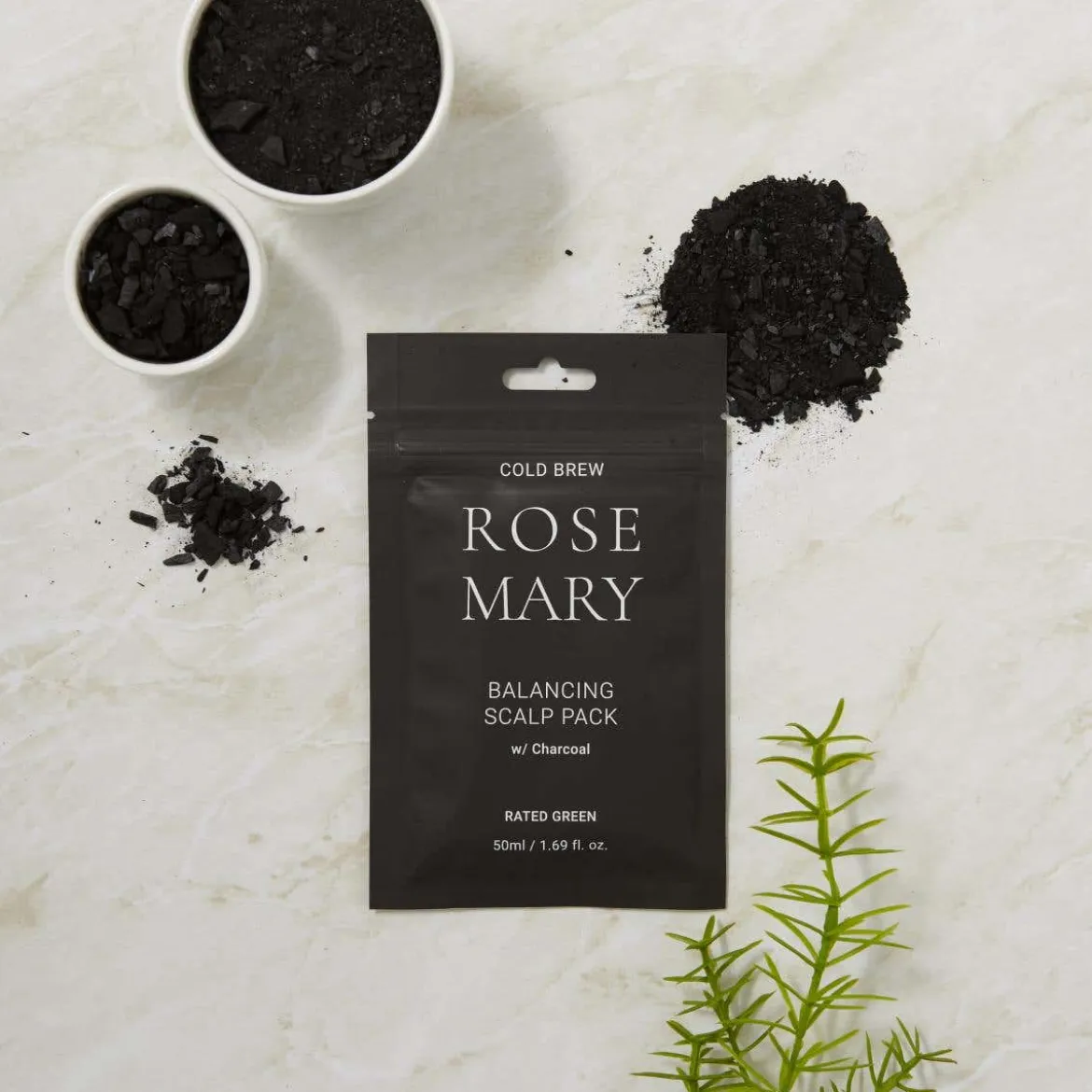 Cold Brew Rosemary Balancing Scalp Pack W/Charcoal