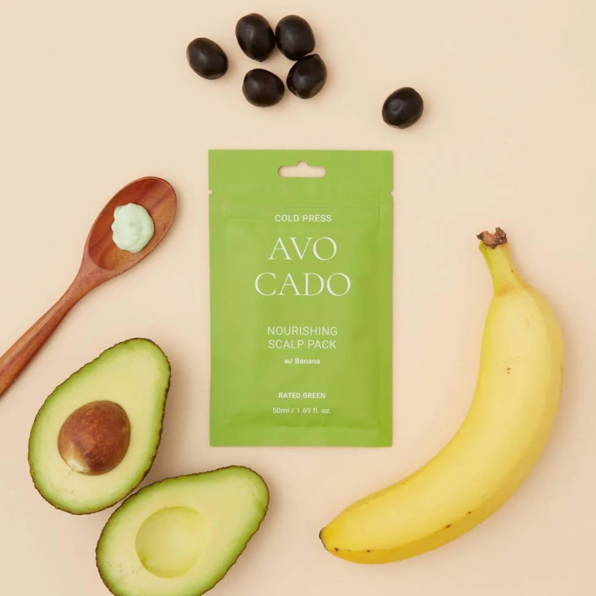 Cold Press Avocado Nourishing Scalp Pack W/Banana