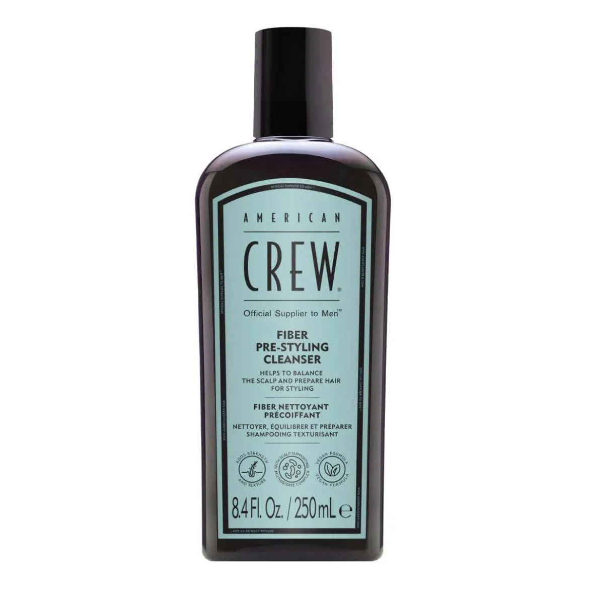 Fiber pre-styling shampoo