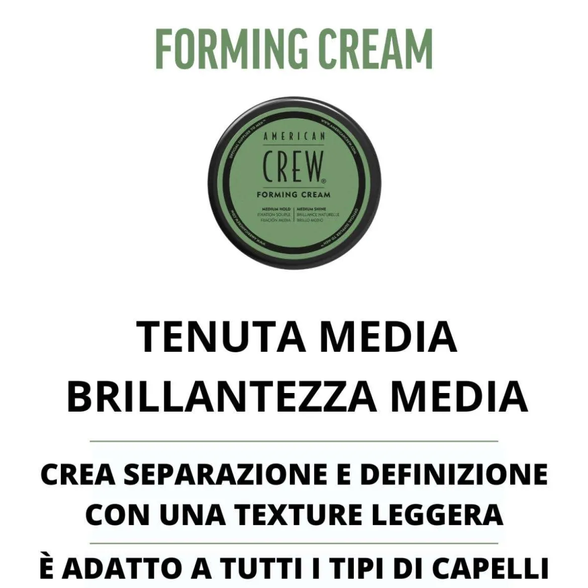 Forming cream