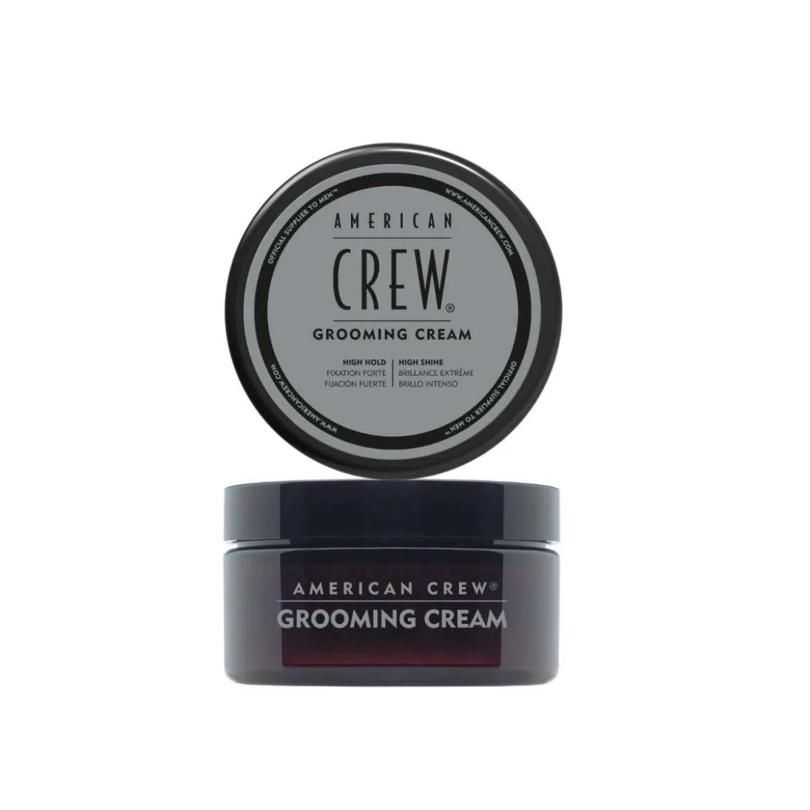 Grooming cream medium hold high shine