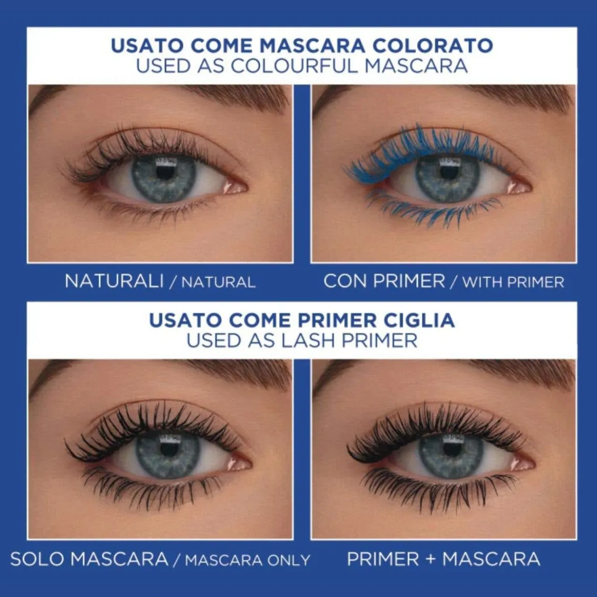 Kit MYPUSHUP TOY primer + piegaciglia blu