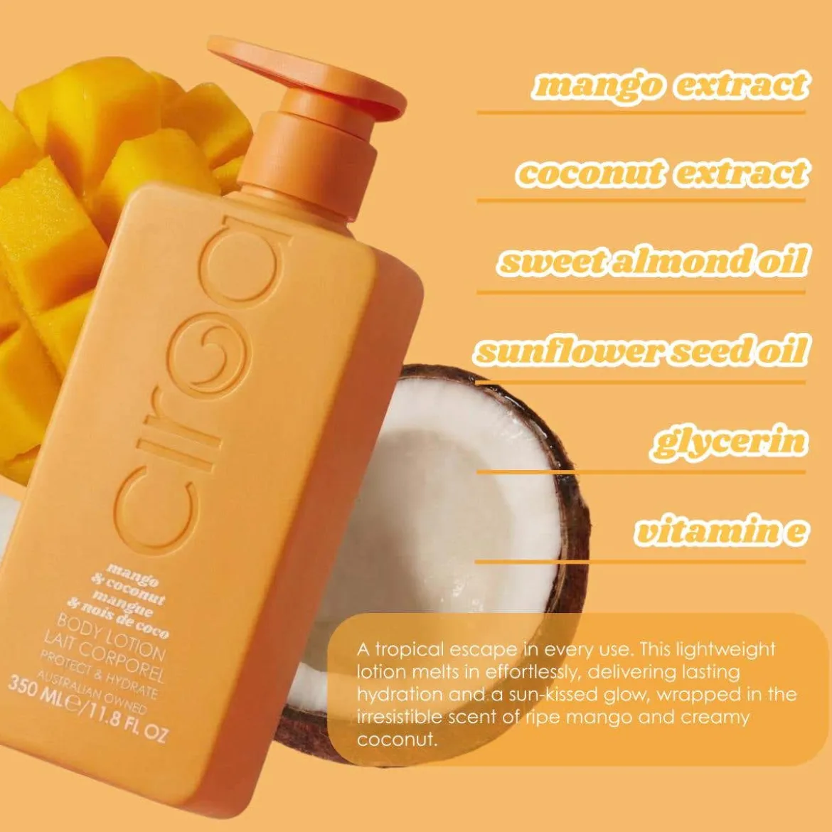 Mango & Coconut Body Lotion