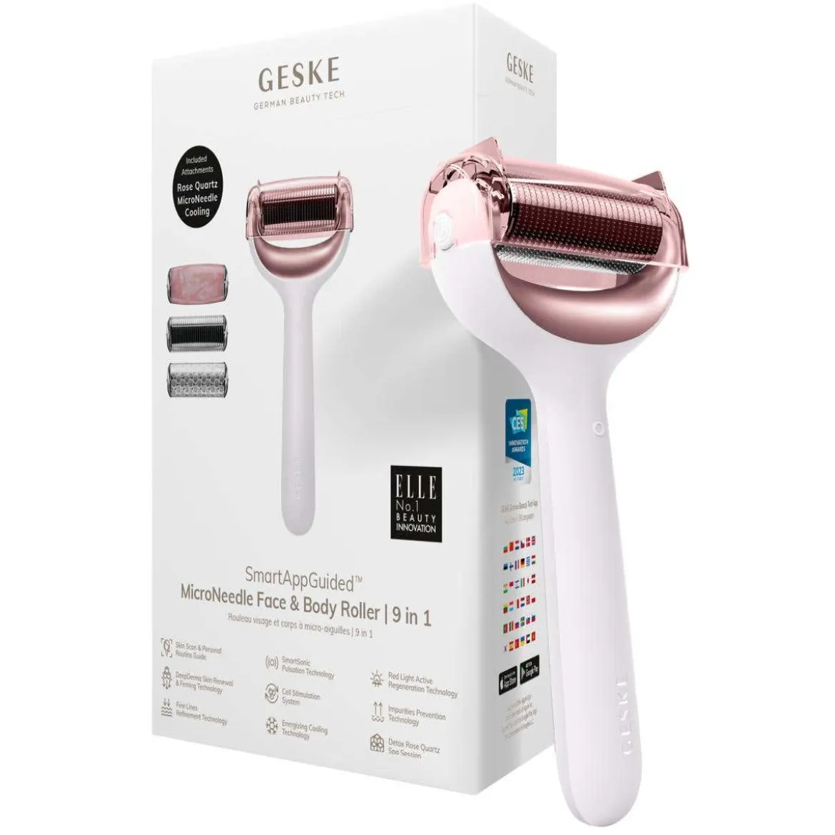 MicroNeedle Face & Body Roller 9 in 1 - STARLIGHT