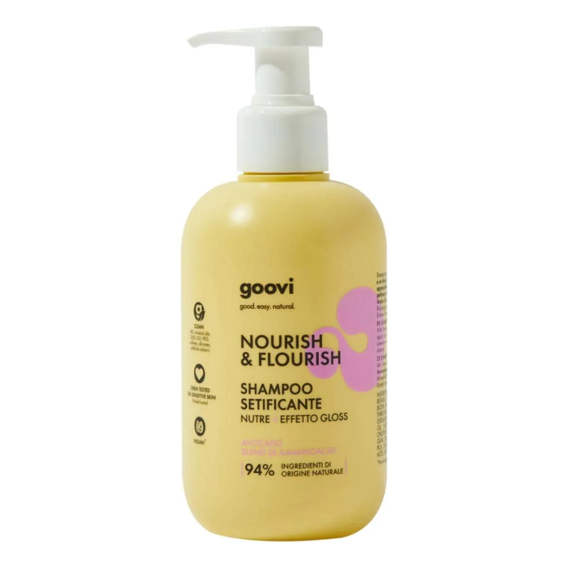 Nourish & Flourish shampoo setificante
