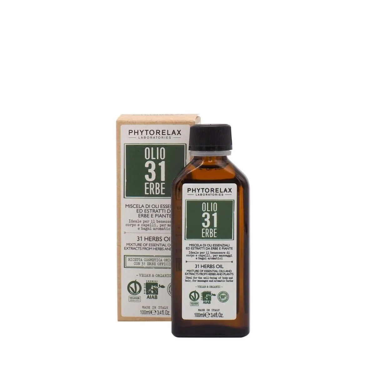 Olio multiuso balsamico e rigenerante 31 erbe