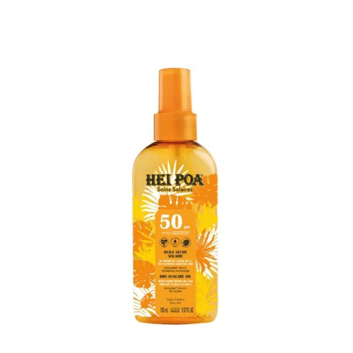 Olio solare Monoï SPF50 corpo e capelli