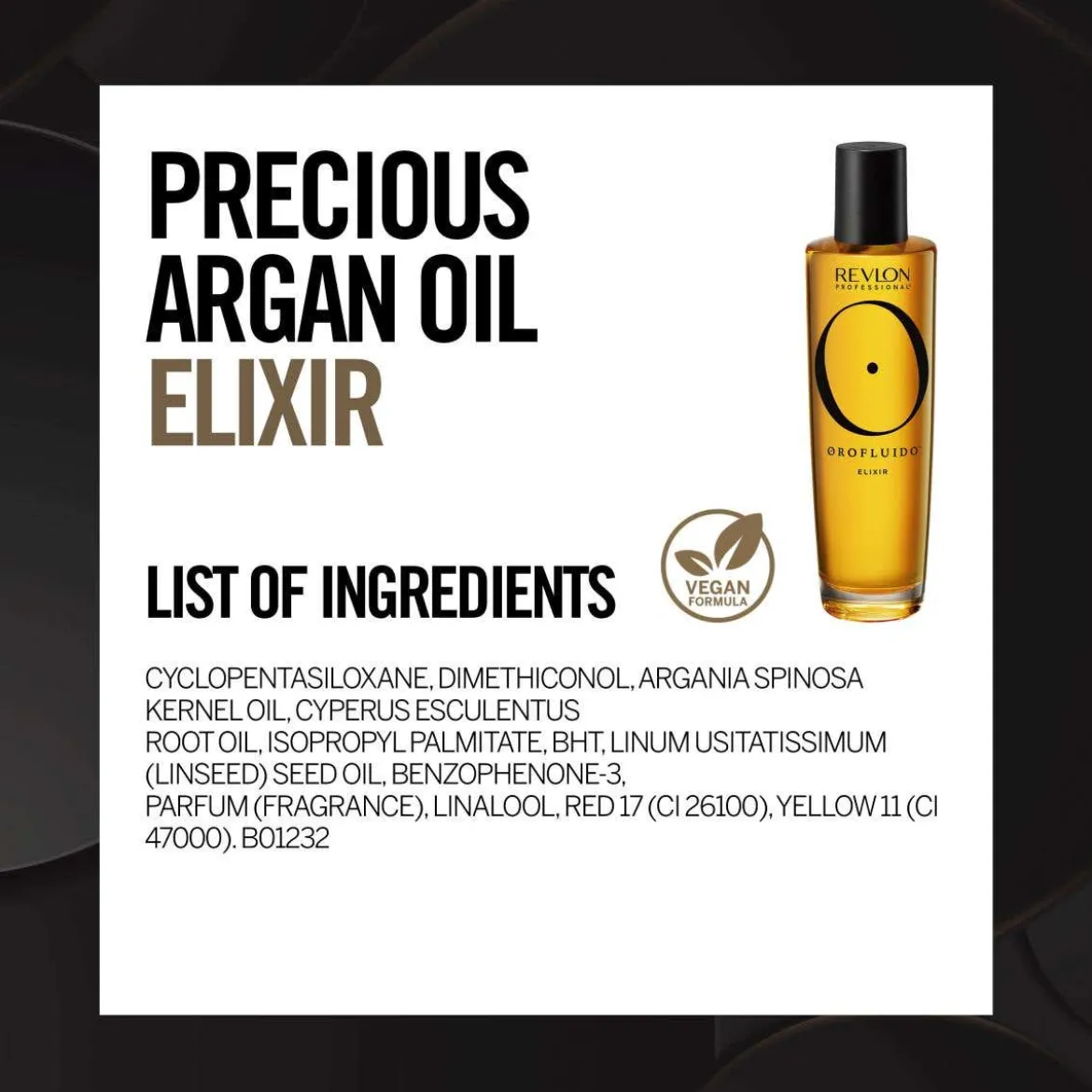 Orofluido Prezioso Olio Di Argan Elixir