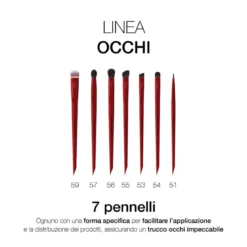 Pennello matita occhi e sopracciglia