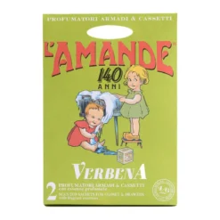 2 Profumatori Armadi & Cassetti Con Essenze Profumate Verbena