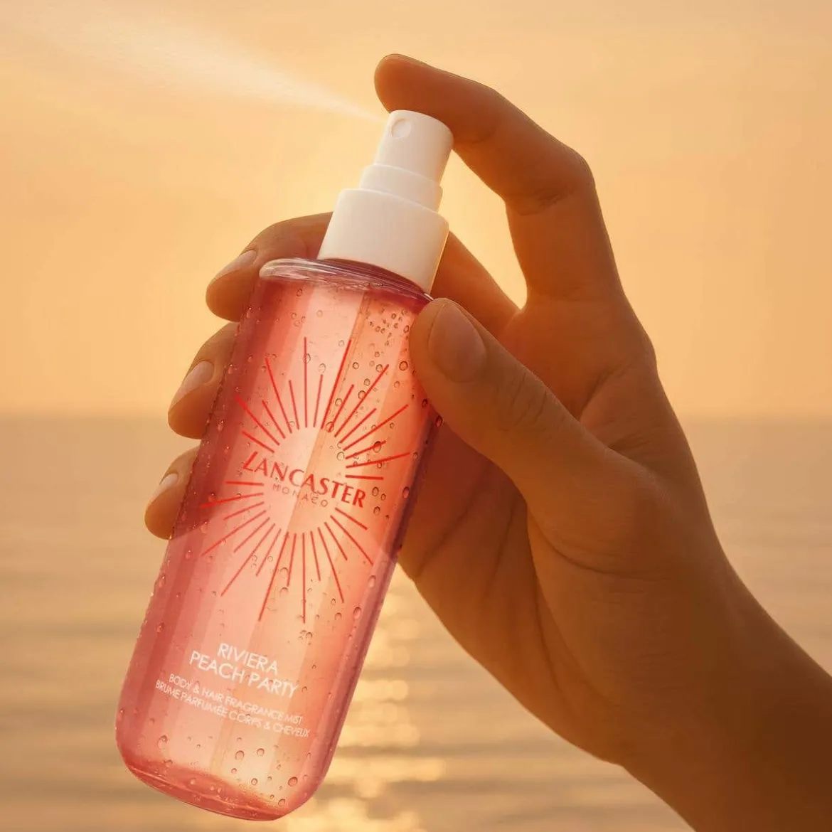 Riviera Peach Party hair & body mist