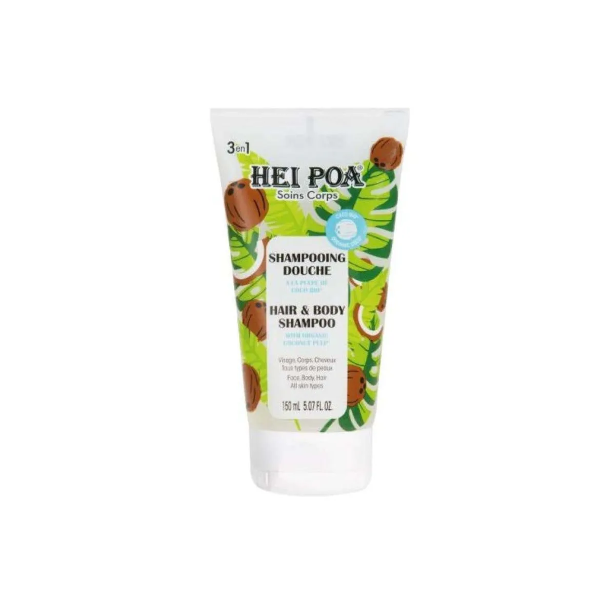 Shampoing Douche A La Pulpe De Cocco