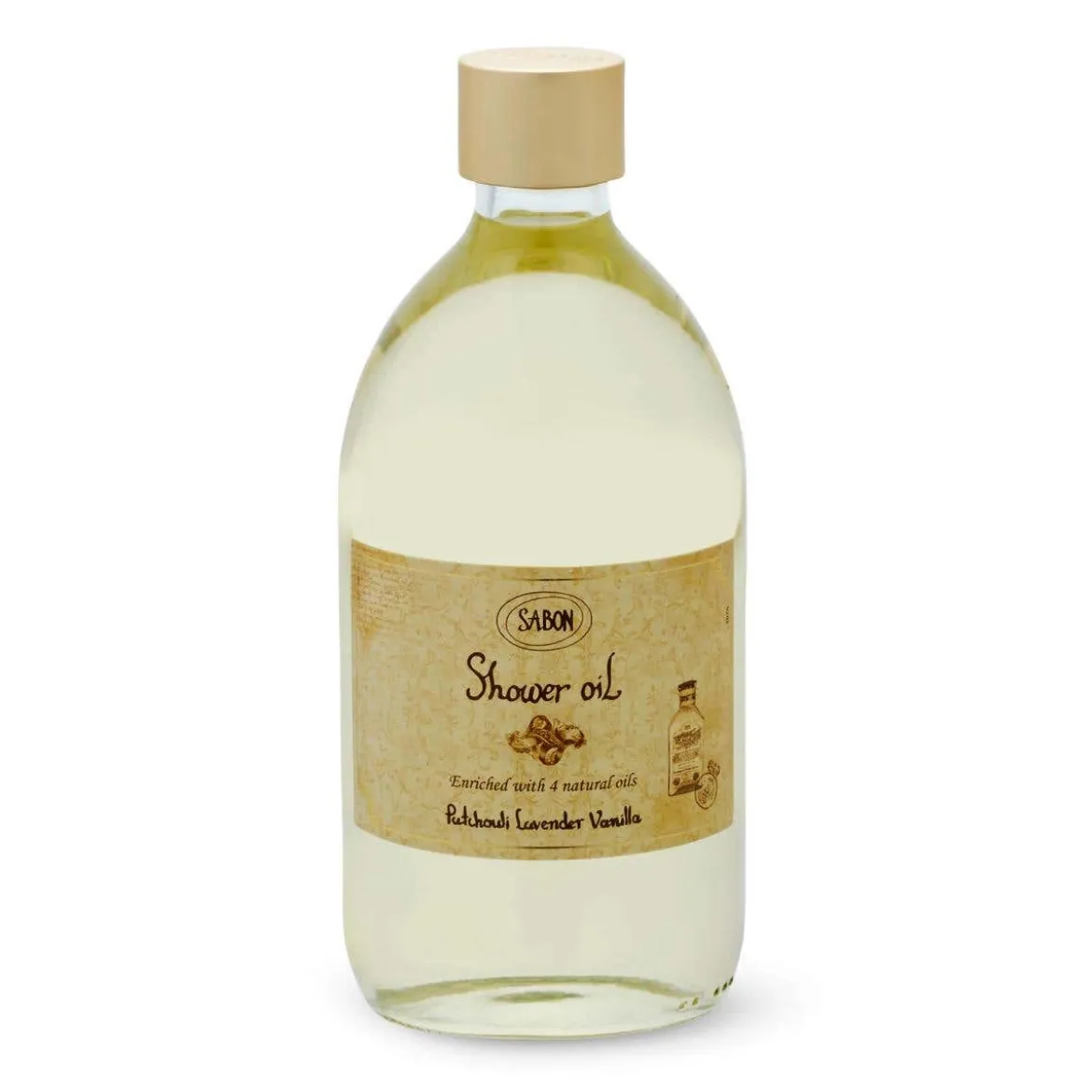 Shower Oil Patchouli Lavender Vanilla