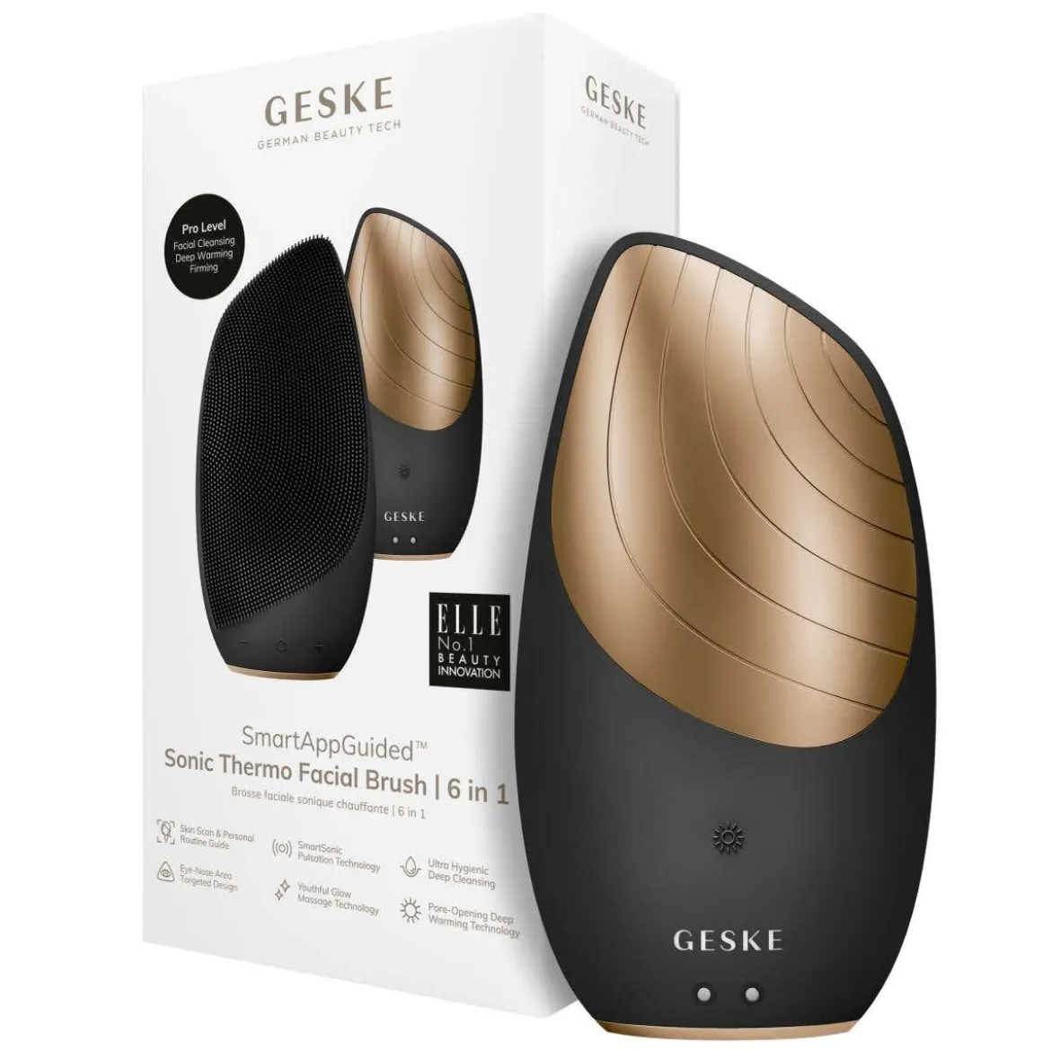 Sonic Thermo Facial Brush 6 in 1 - GREY