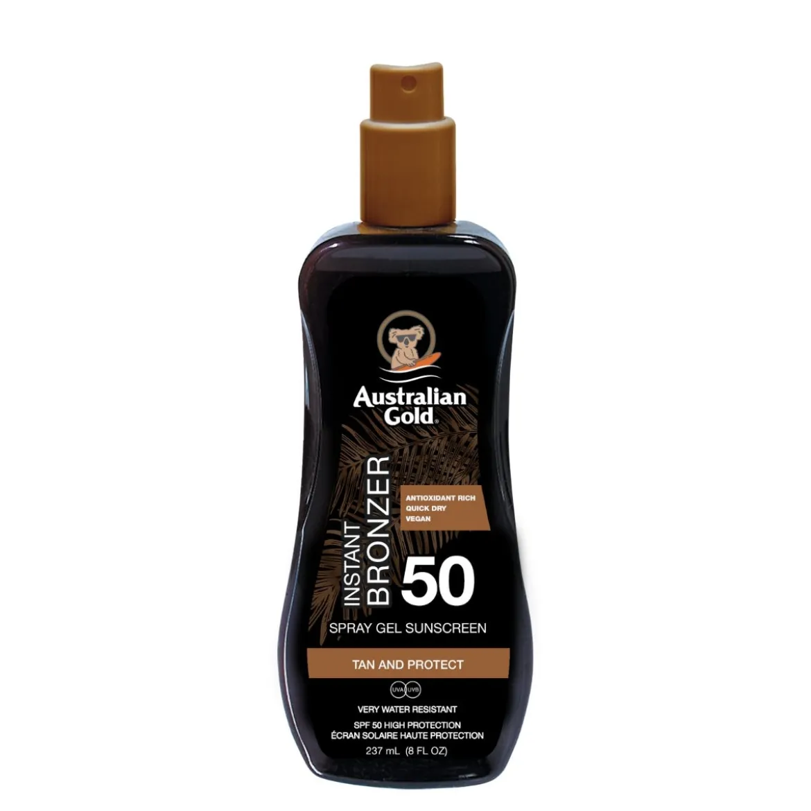 Spf 50 Spray Gel With Bronzer