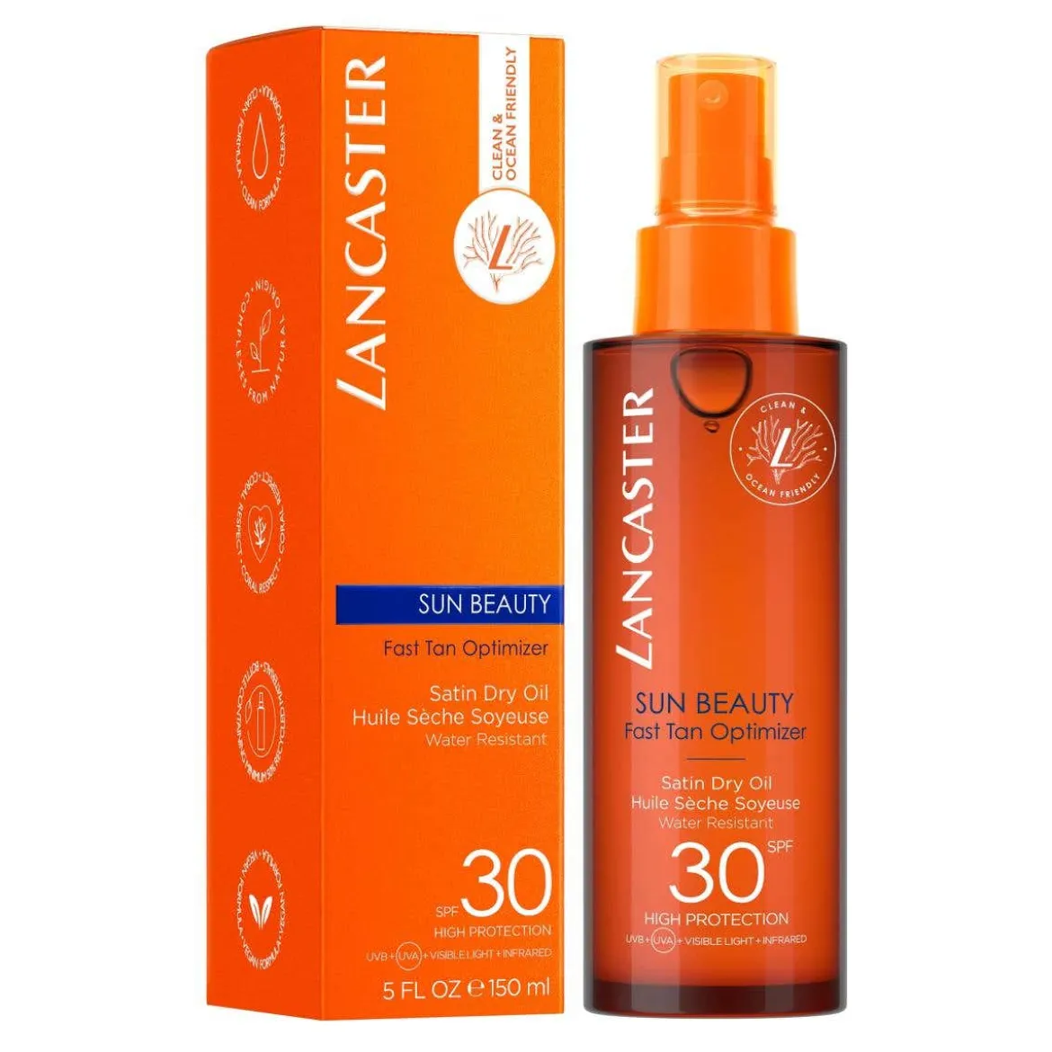 Sun Beauty Fast Tan Optimizer Satin Dry Oil SPF30