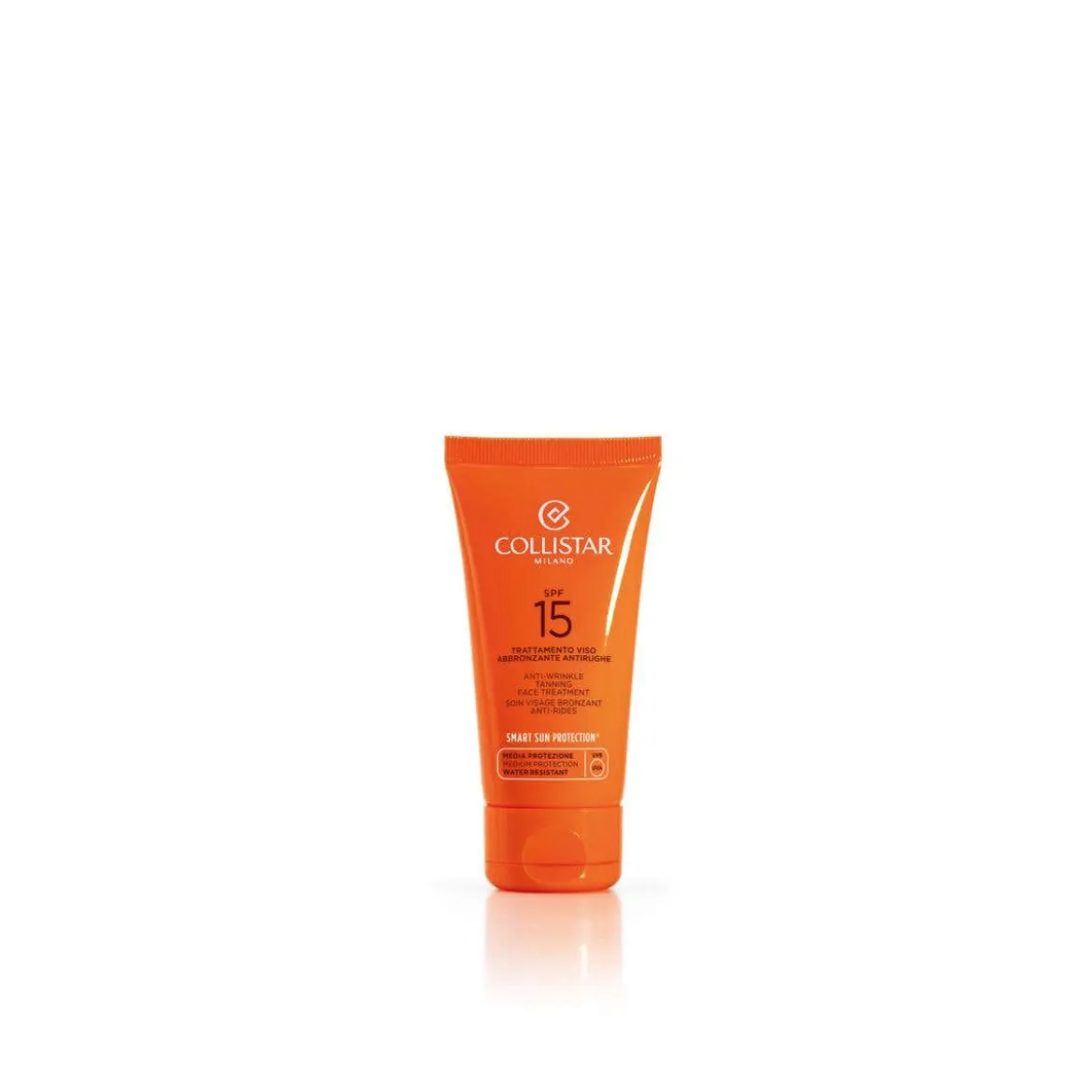 Trattamento viso abbronzante anti-rughe SPF15