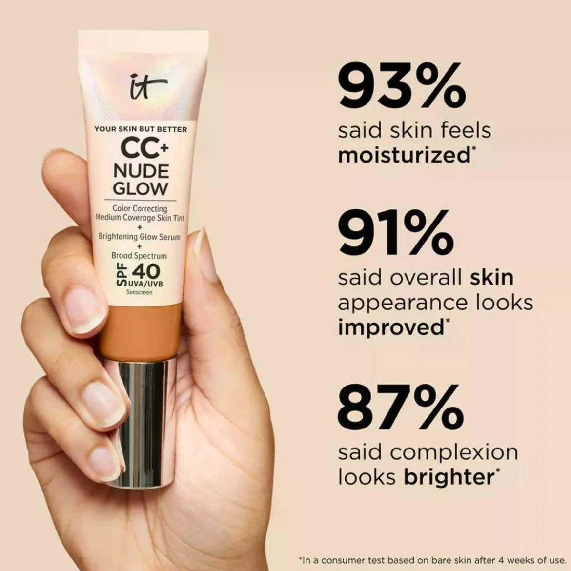 Your Skin But Better CC+ Cream Nude Glow with SPF 40